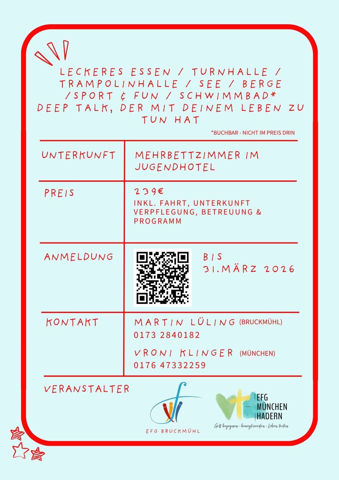 Jugendfreizeit 2026 Rückseite